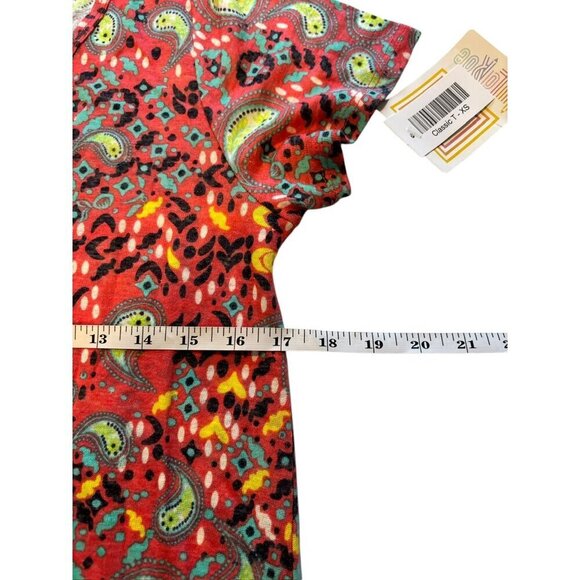 LuLaRoe Classsic T Women's Pink Design Short Sleeve Top - Picture 5 of 6